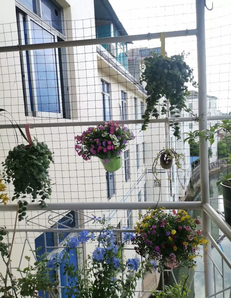 Hanging Flower Pots for Outdoor Indoor Plants with Removable Hooks -5 Pack Metal Buckets Plant Pots Wall Fence Home Decor-Storage Box,Drainage Holes -5''Diameter