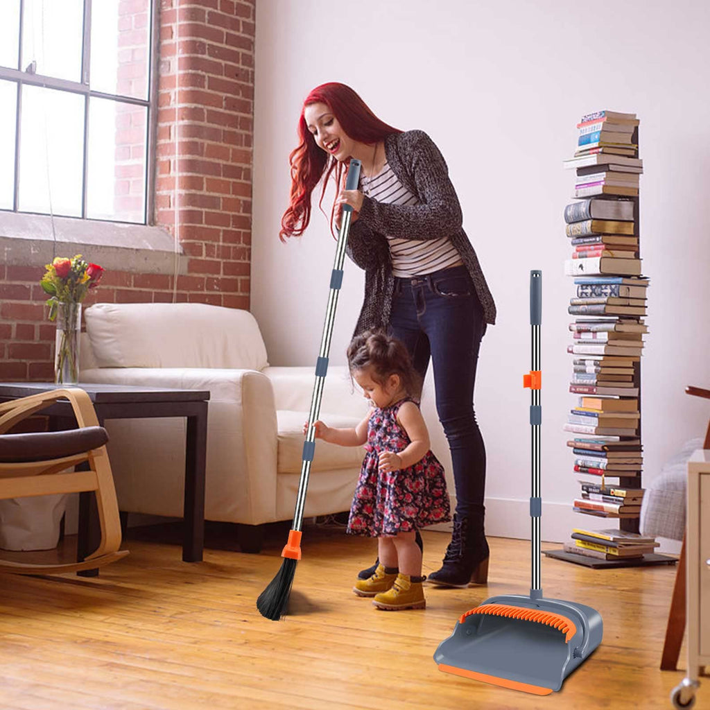 Indoor&Outdoor Broom and Dustpan Set