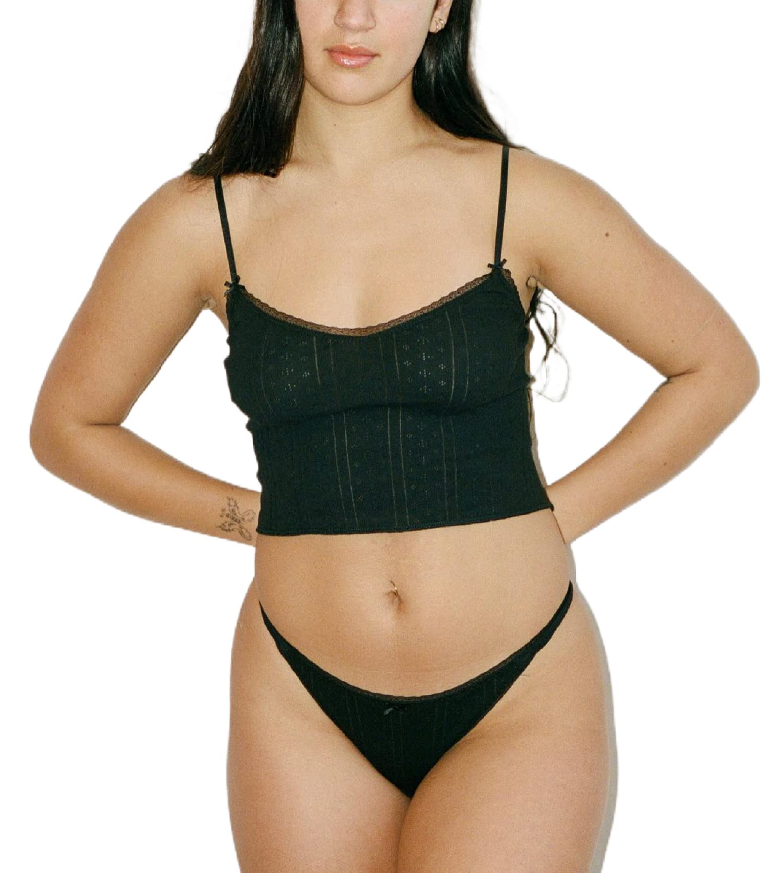 Women Elegant Lace V Neck Camis Sleeveless Spaghetti Strap Slim Camisoles Vintage Backless Tank Top