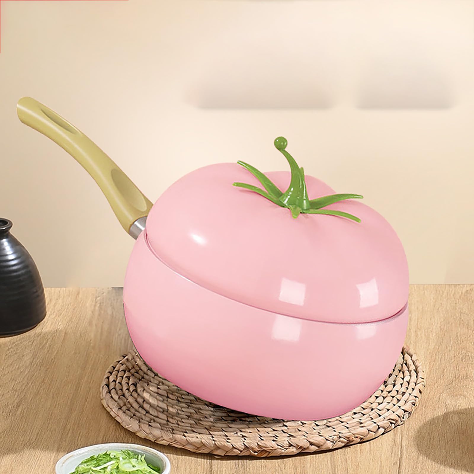 Fruit Tomato Shape Frying Pan Cooking Pot Tomato Shape Cookware Nonstick