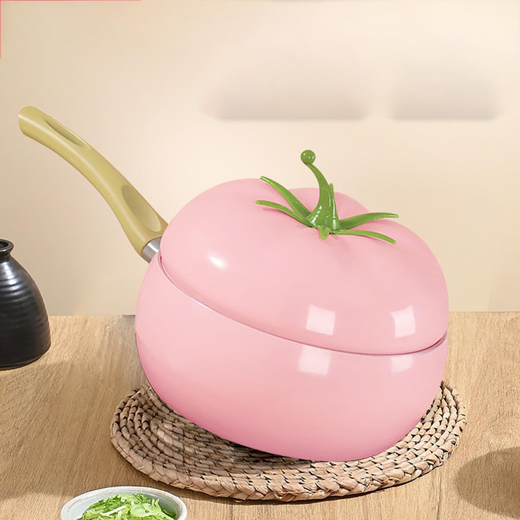 Fruit Tomato Shape Frying Pan Cooking Pot Tomato Shape Cookware Nonstick