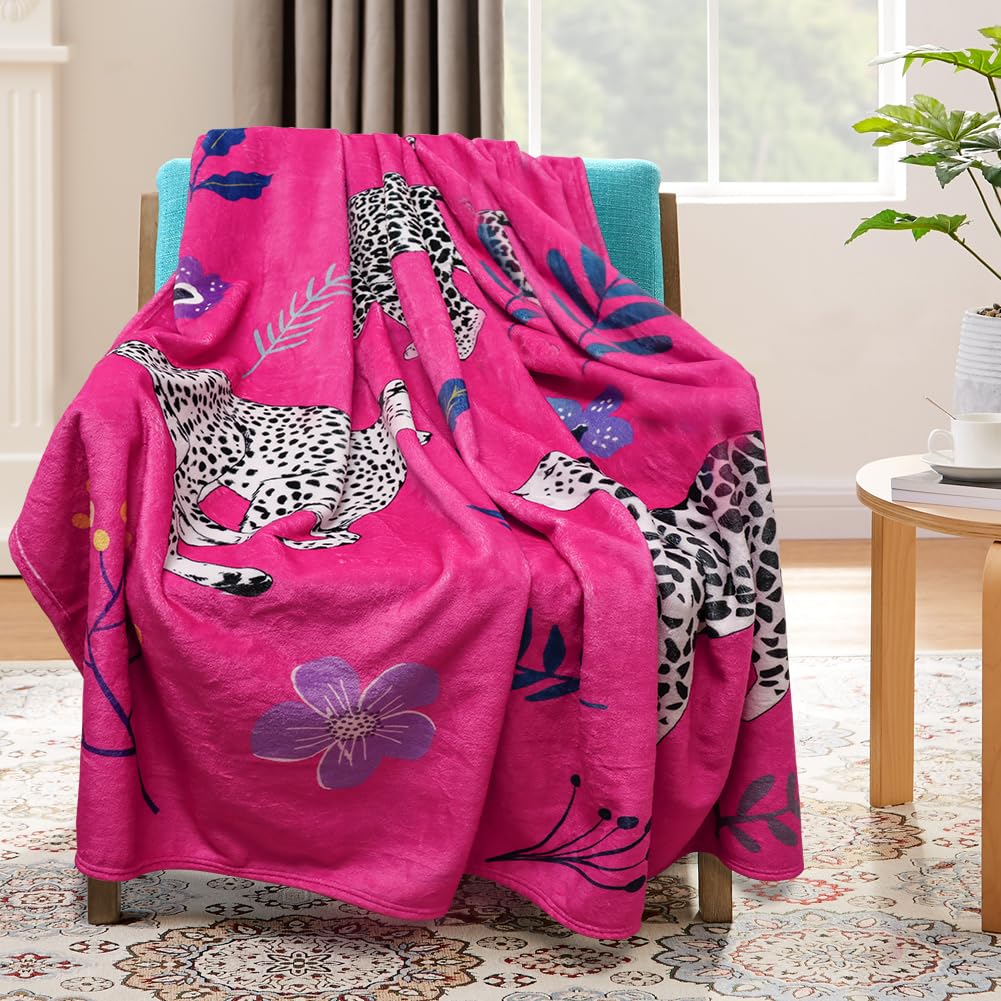 Super Soft Cozy Throw Blanket Flannel Fleece Lightweight Fuzzy Comfy Blankets for Couch Sofa Bed