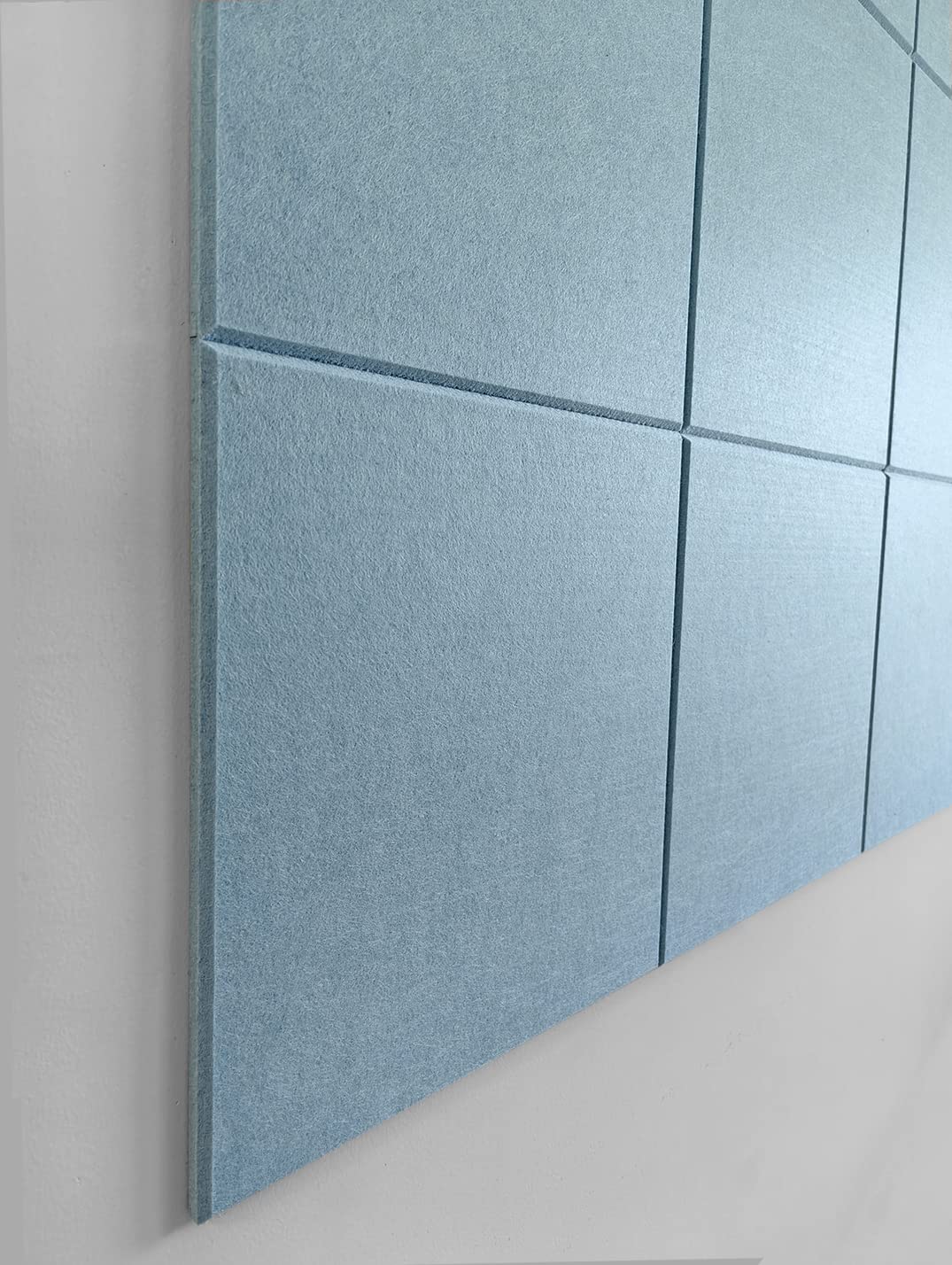 Large Cork Board Alternative - Felt Wall Tiles with Safe Removable Adhesive Tabs, Cork Wall Tiles Cork Board 47"x35" 12 Pack