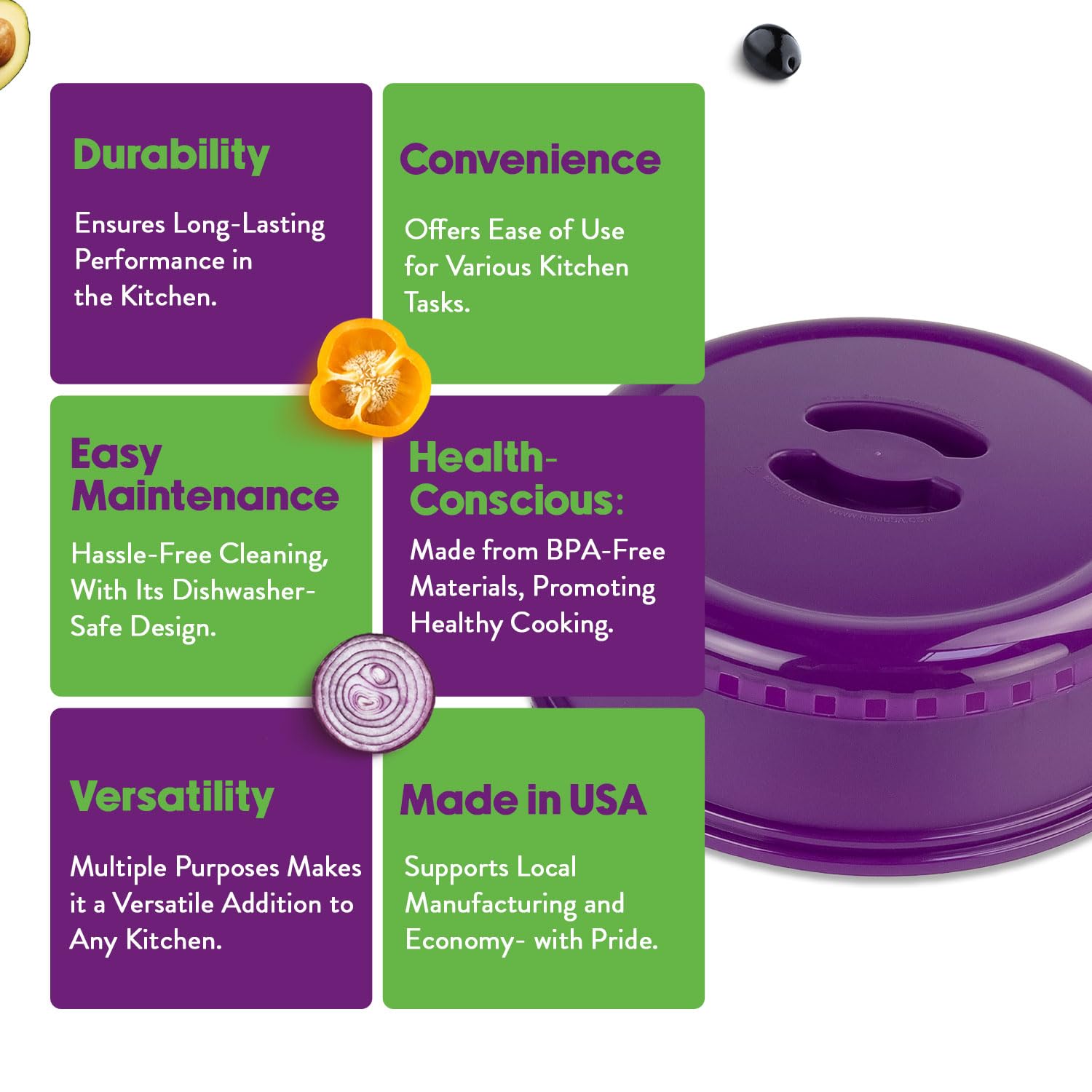 Crisp Pink Microwave Splatter Cover