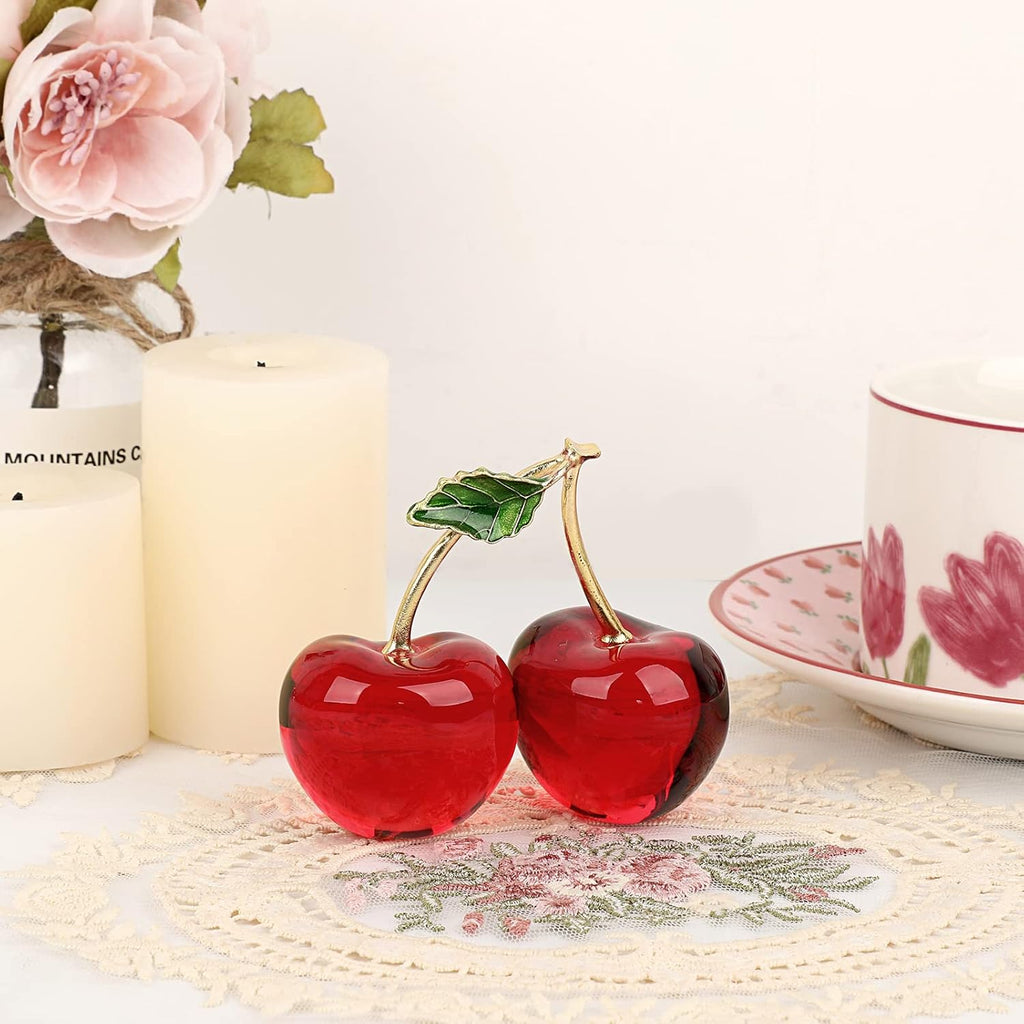 Crystal Apple Figurine