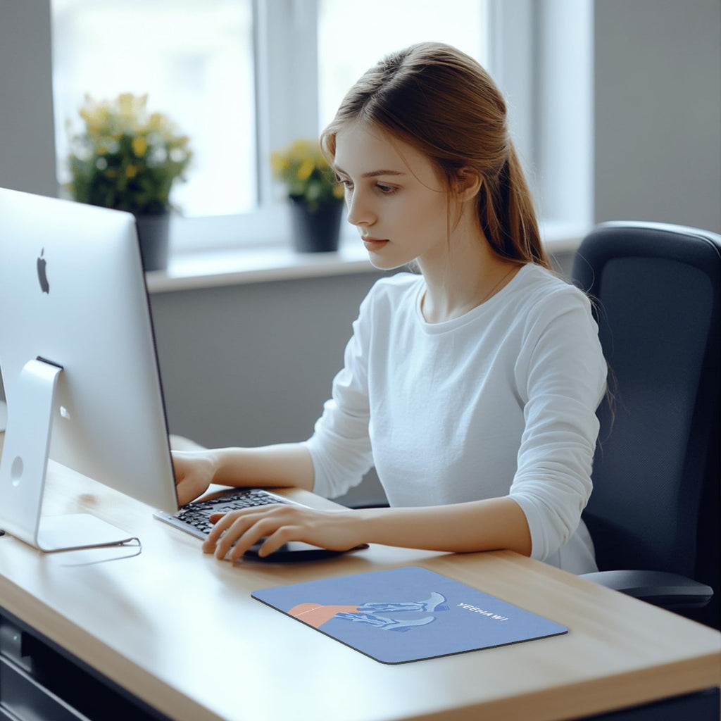 Coquette Mouse Pad, 9.5x8 Inches