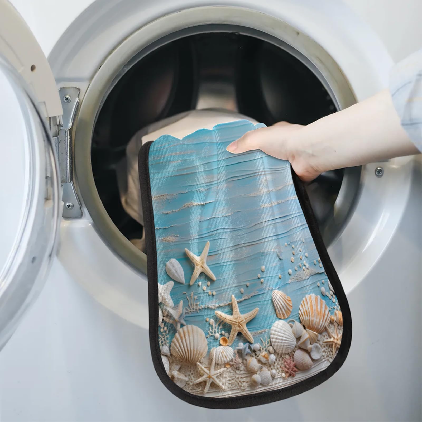 Hand Towels for Bathroom Quick Absorbent Hand Towel with Hanging Loop Washcloths for Kitchen Laundry Decor