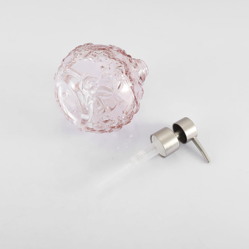 Glass Soap Pump Dispenser, Refillable Soap Dispenser