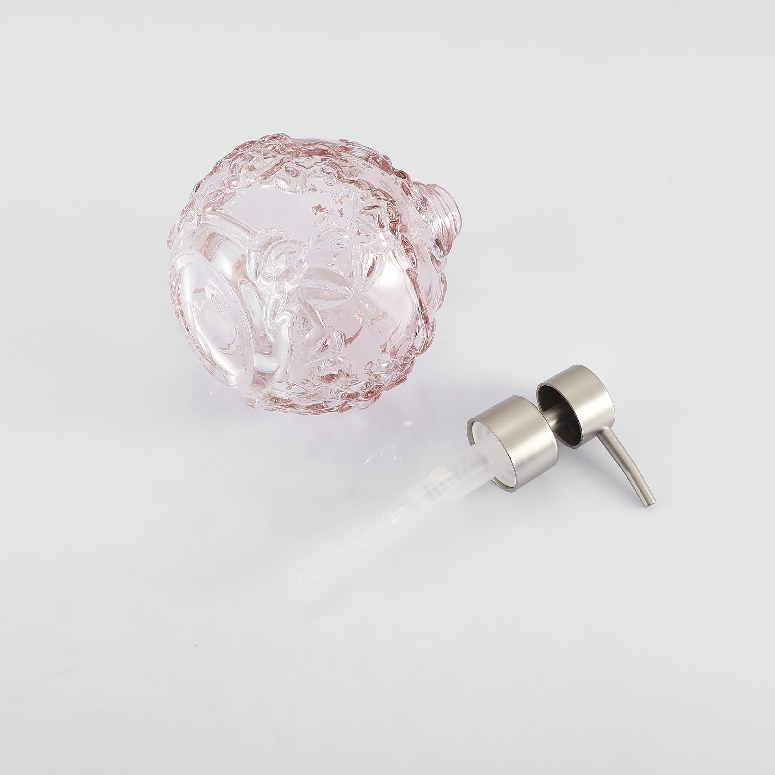 Glass Soap Pump Dispenser, Refillable Soap Dispenser