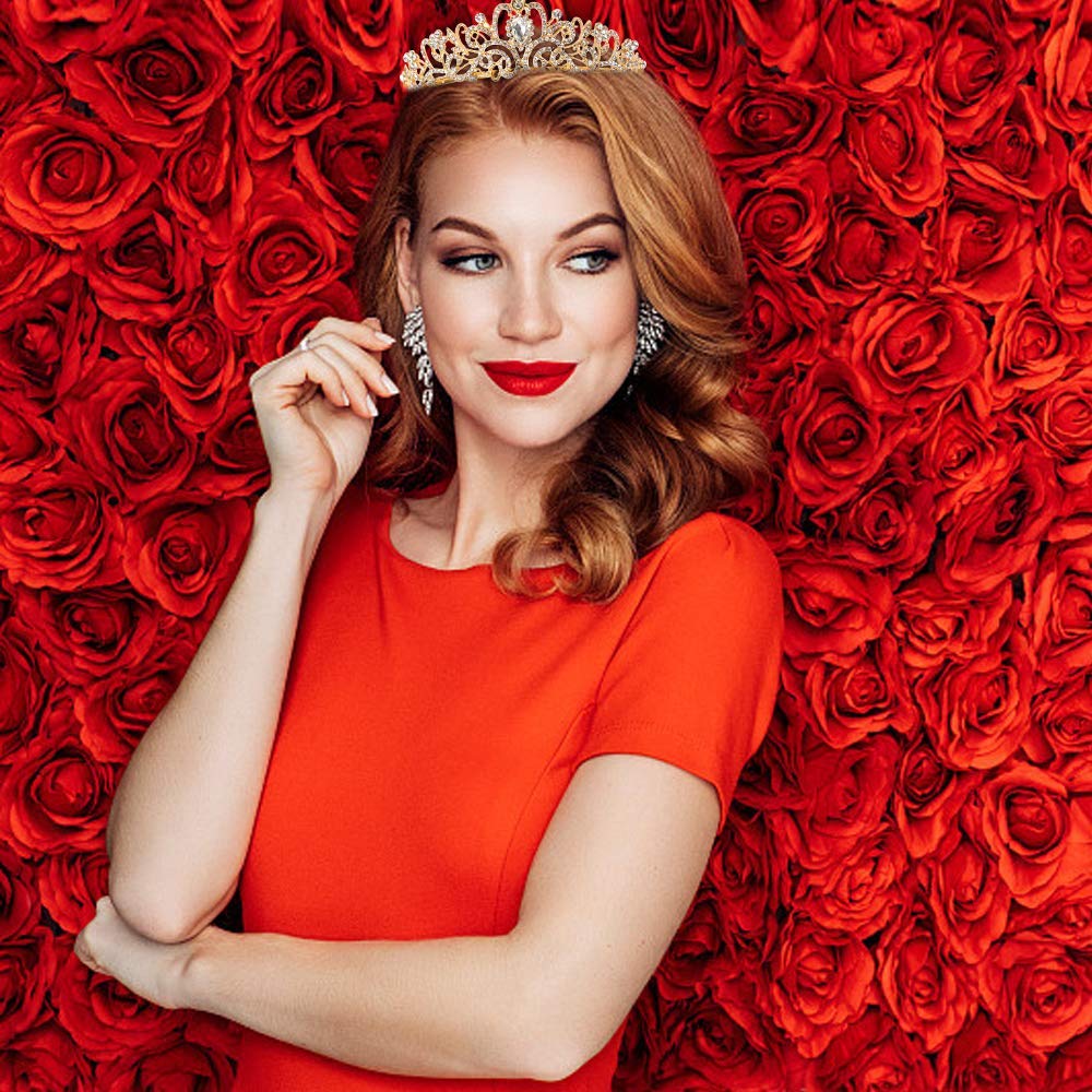 Princess Crystal Tiara Crown Headband Elegant Crown With Combs