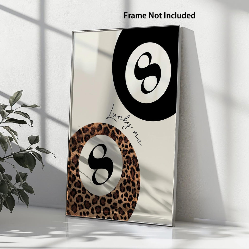 Pink Set of 3 Leopard Wall Art Prints Trendy Girly Cheetah Print Poster for Home Decor 16X24 in Unframed