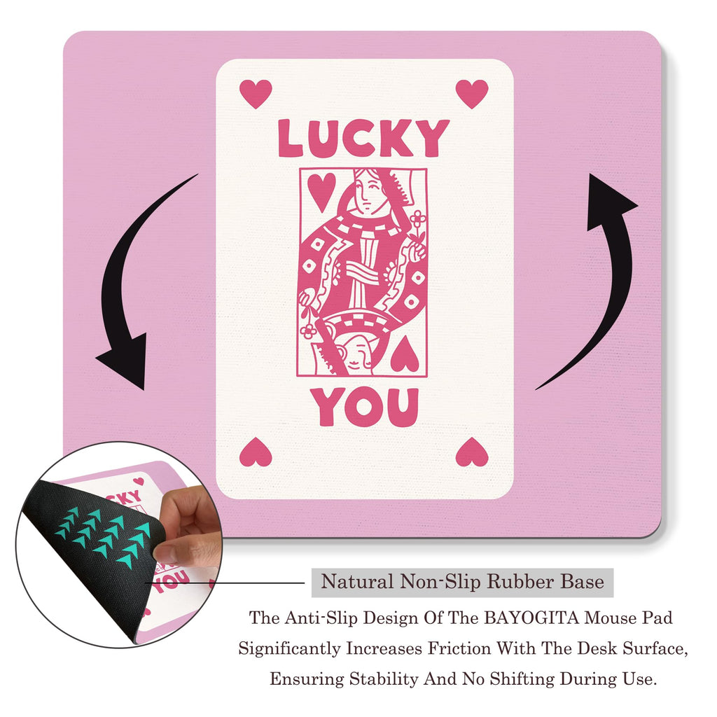 Coquette Mouse Pad, 9.5x8 Inches