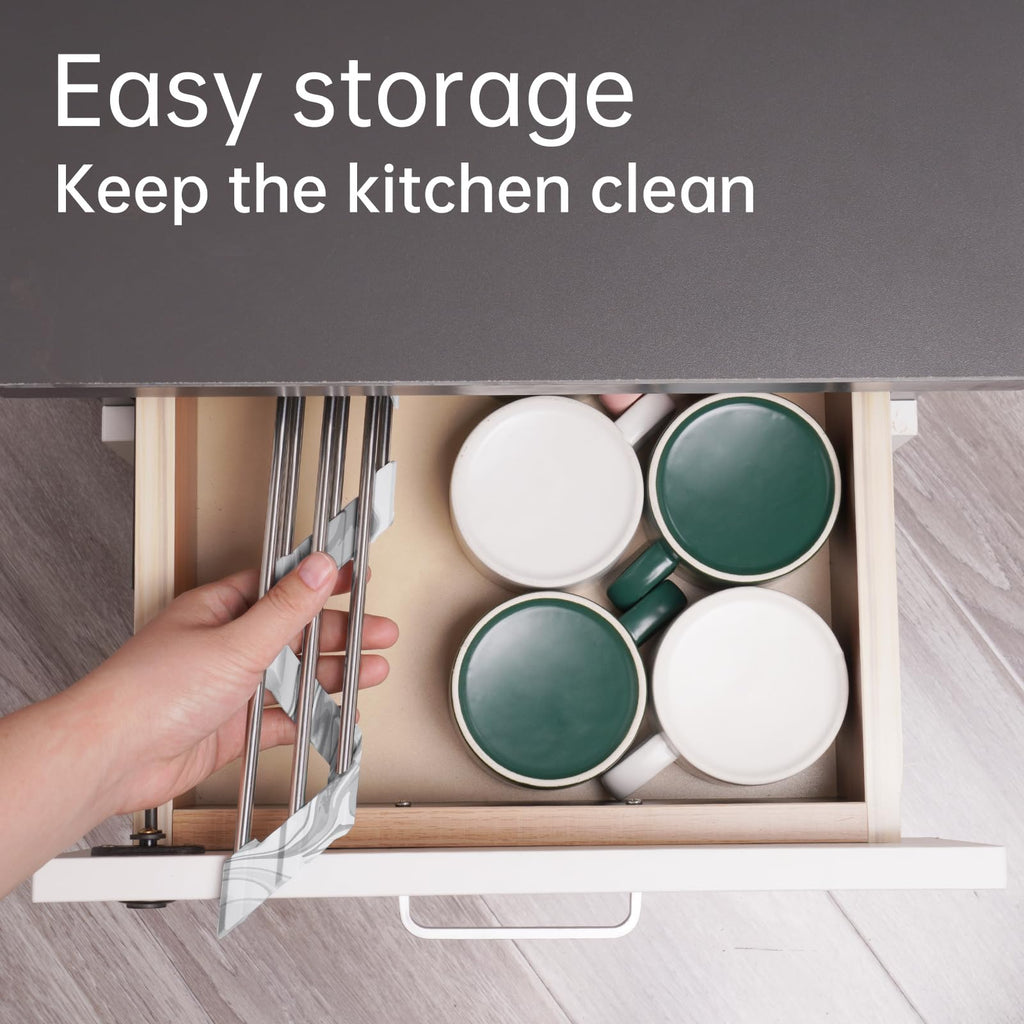 Triangle Foldable Dish Drying Rack, Small Roll-Up - Stainless Steel Over Sink Drainer for Kitchen Sink Corner, Rustproof