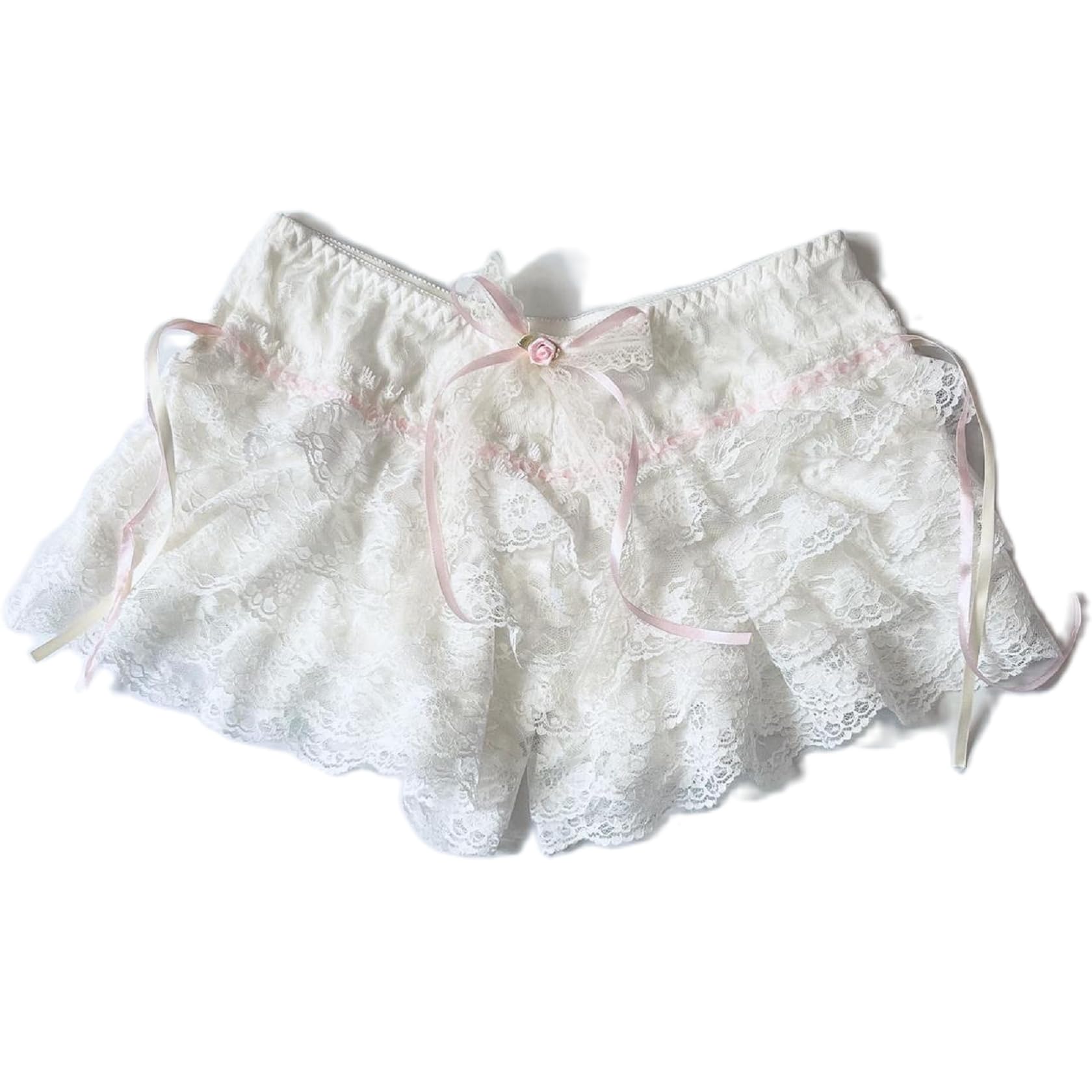 Women's Lolita Bloomers â€?Cute Ruffle Lace Pumpkin Shorts & Y2K Pettipants