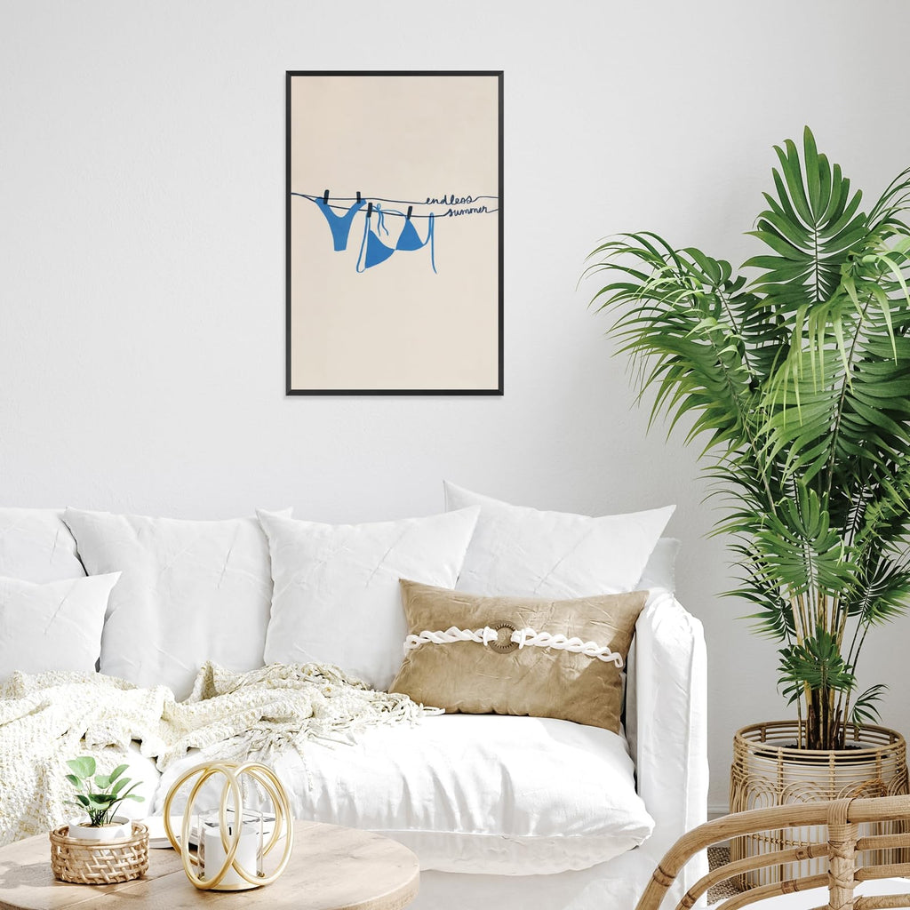 Ocean Inspired Aesthetic Print Coquette Wall Art Fun and Cute Decor