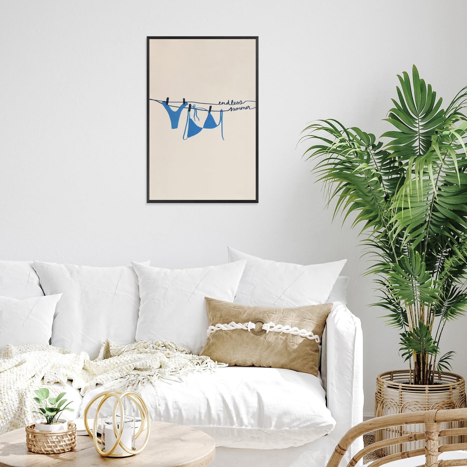 Ocean Inspired Aesthetic Print Coquette Wall Art Fun and Cute Decor