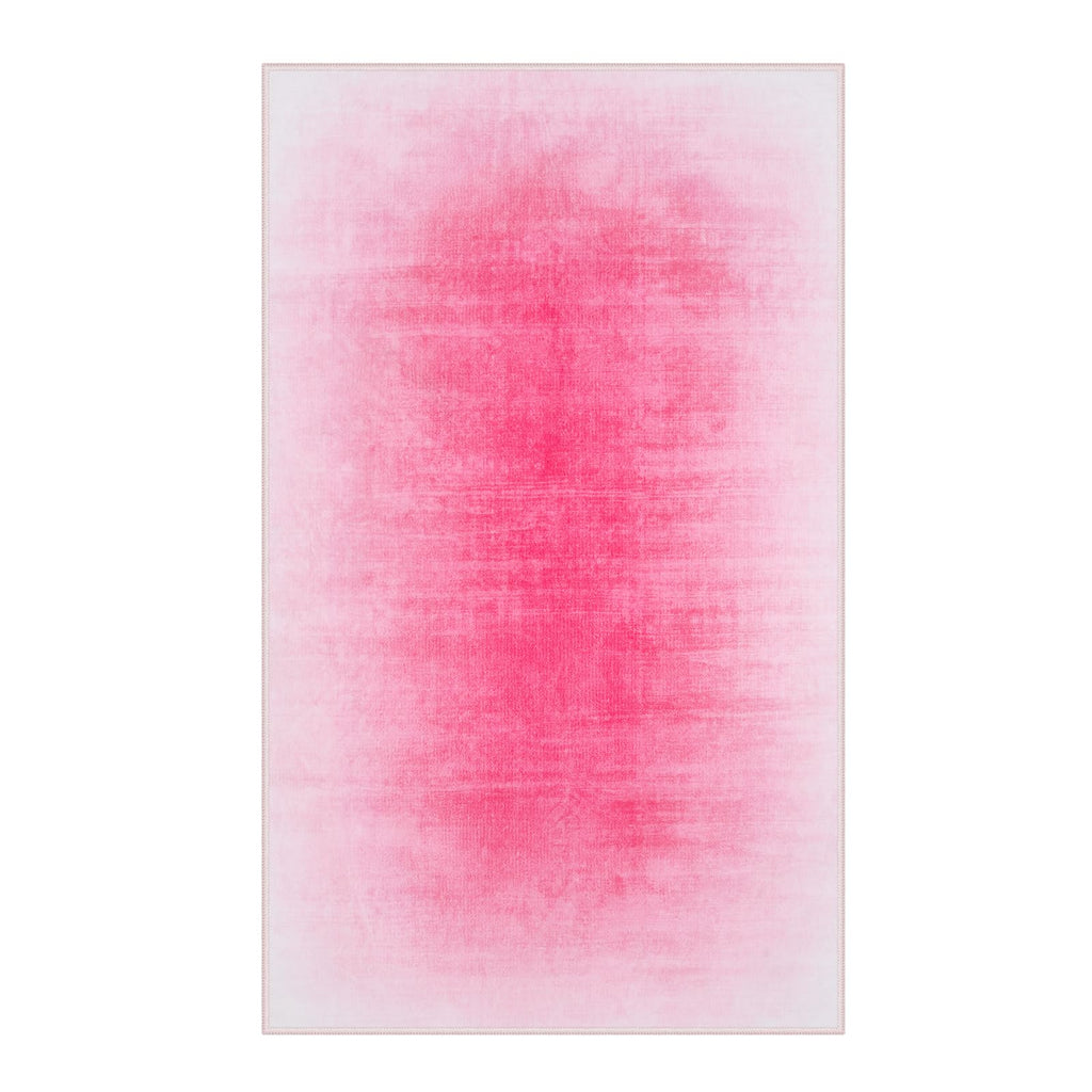 Contemporary Ombre Nursery Rug Washable Non-Slip