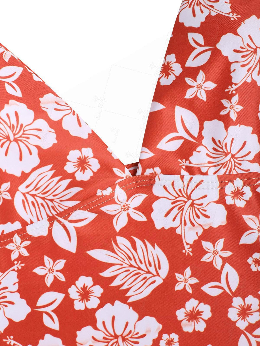 Floral Halter Tied Cheeky Tankini Set