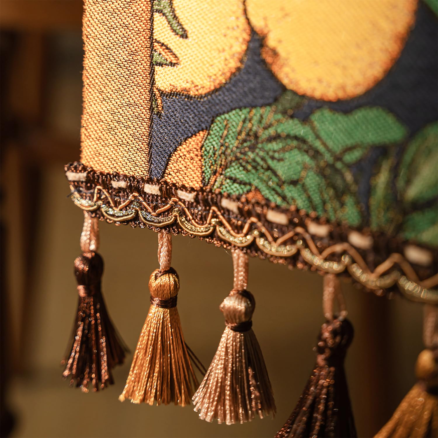 Retro-Luxury Tassels Table Runner Series for Kitchen Dining Table