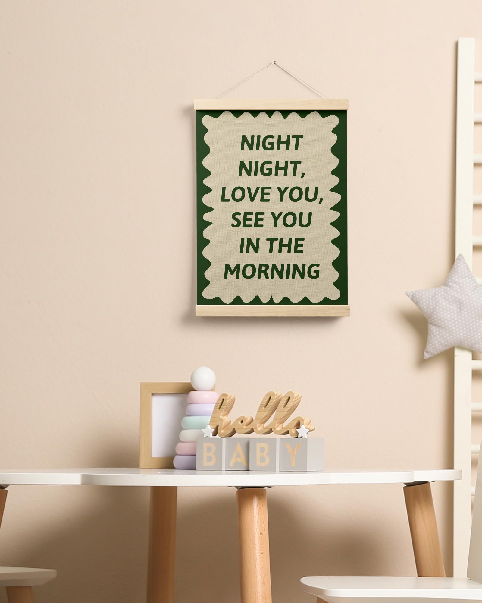 Trendy Preppy Poster Hanger Frame, Aesthetic Wall Art Decor