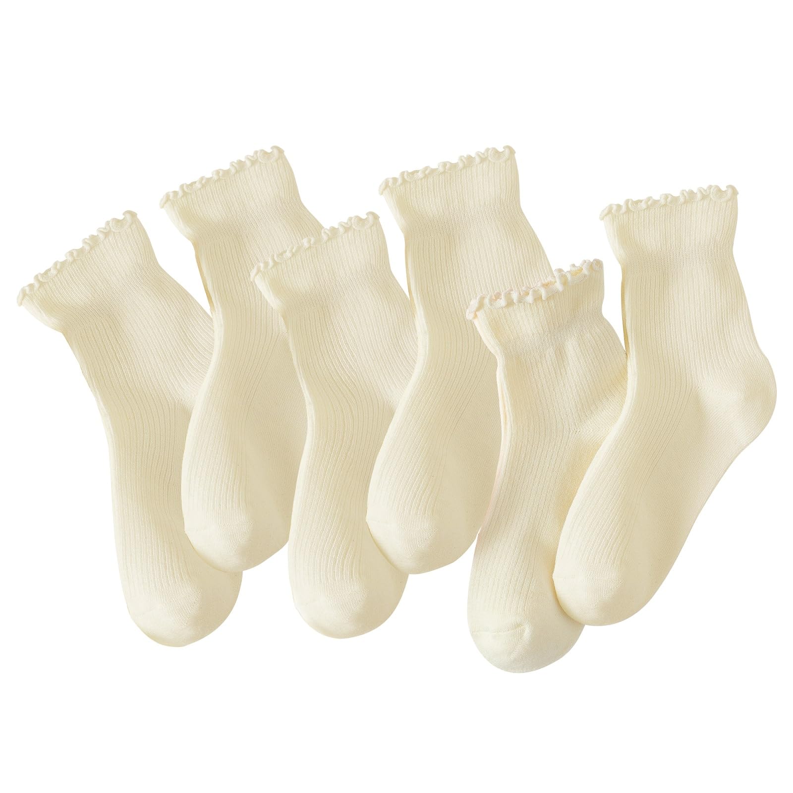 Ruffle Socks Women, Cute Ruffle Ankle Socks
