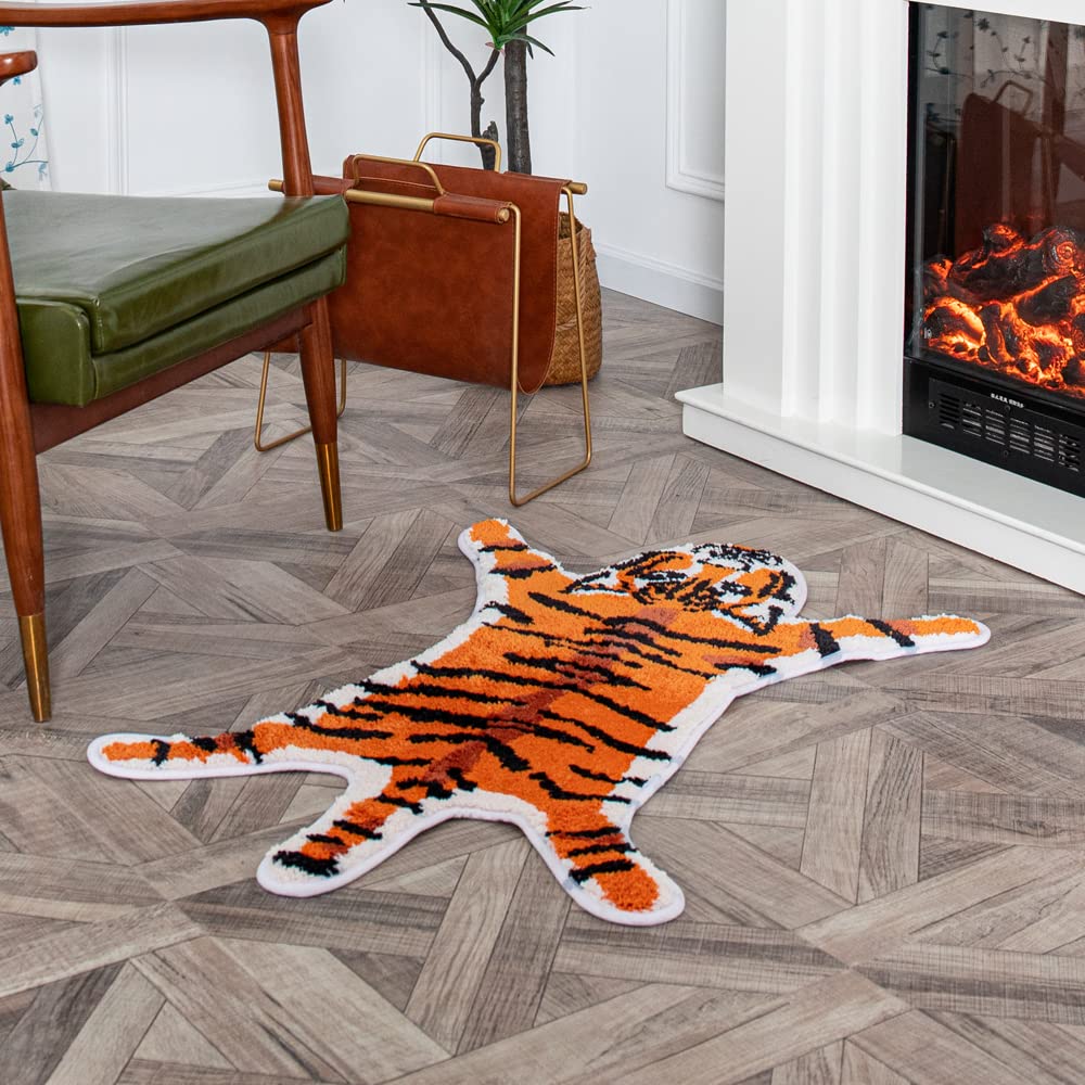 Shaped Rug Fruits Animals Bath Mat Area Rug Non-Slip Bathroom Door Mat for Bedroom Bathroom Kitchen Cartoon Area Rug for Bathroom Soft Bathmat Home Decor