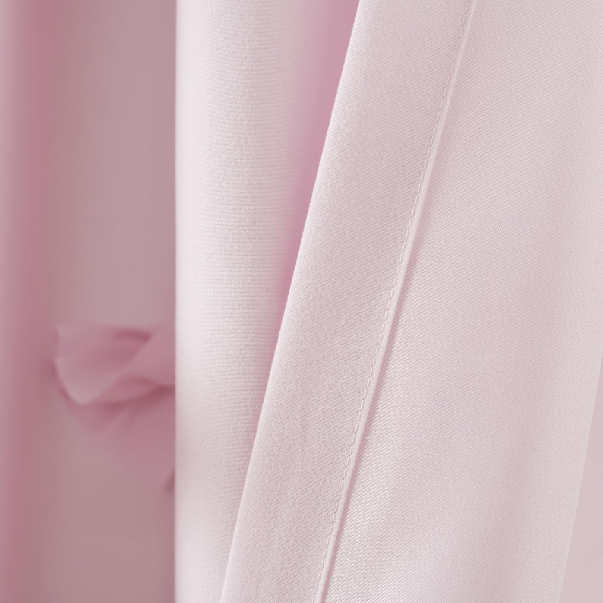 Charming Handmade Bow Details - Elegant Light Filtering Curtains