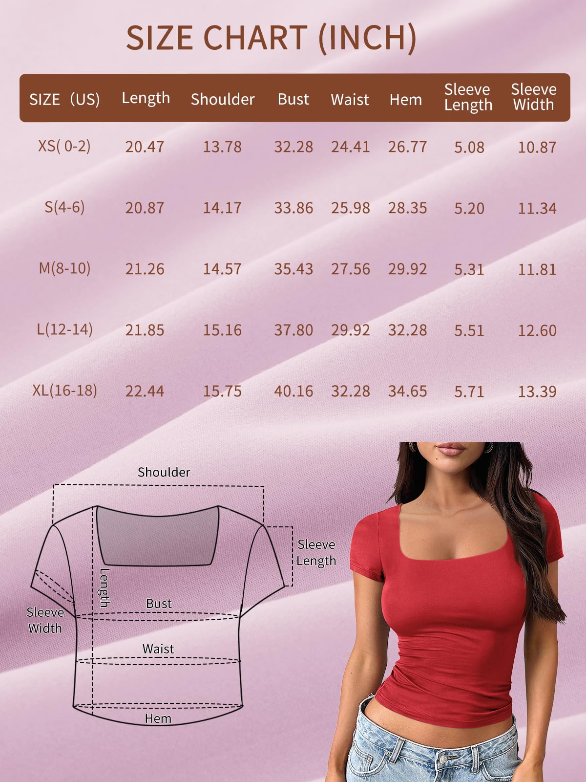 Women Double Lined Crop Tops