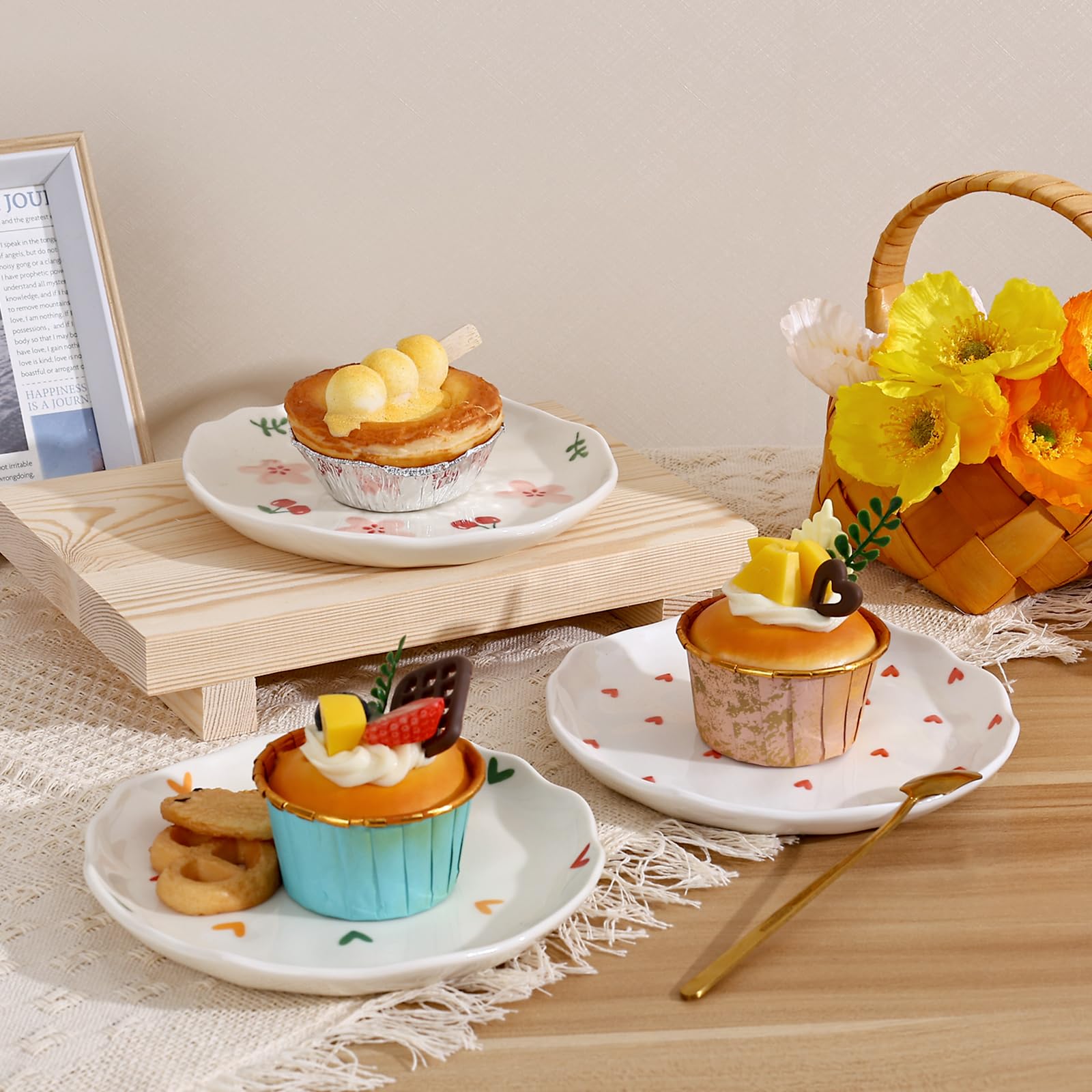 Ceramic Dessert Plates, Cute Creative Dinner Plates Design