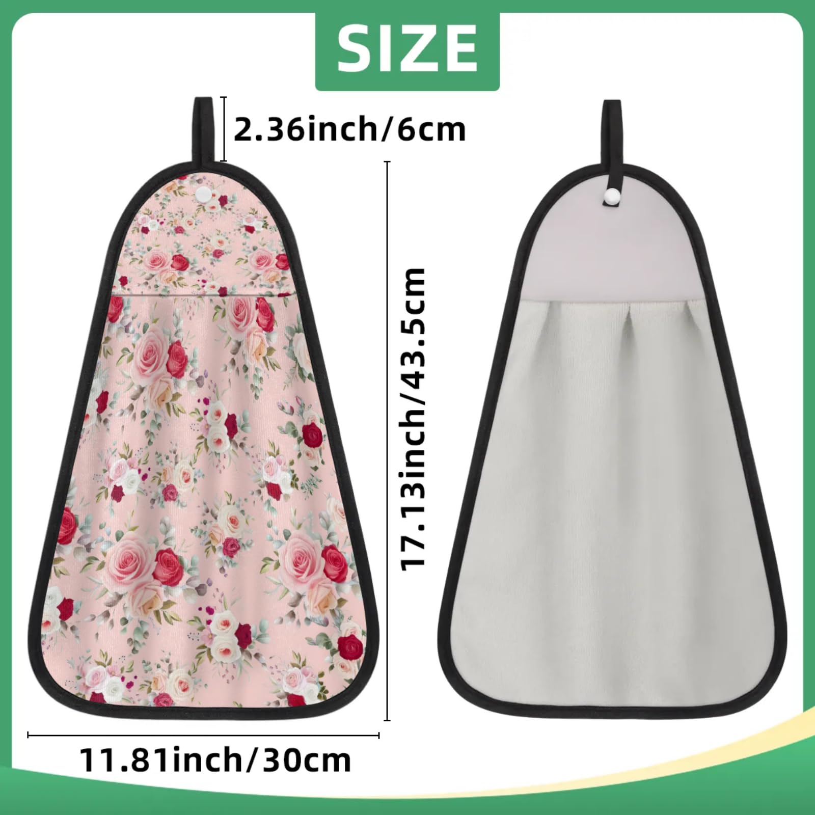 Hand Towels for Bathroom Quick Absorbent Hand Towel with Hanging Loop Washcloths for Kitchen Laundry Decor