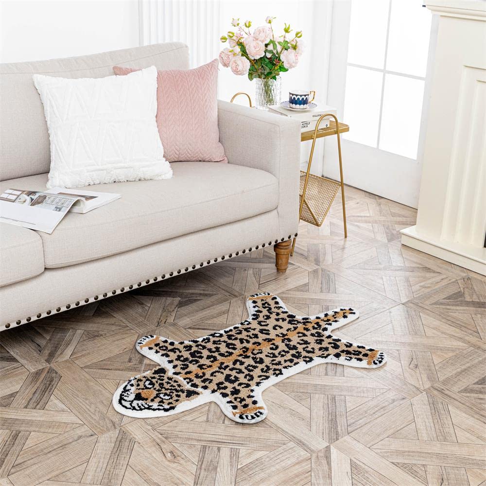 Shaped Rug Fruits Animals Bath Mat Area Rug Non-Slip Bathroom Door Mat for Bedroom Bathroom Kitchen Cartoon Area Rug for Bathroom Soft Bathmat Home Decor