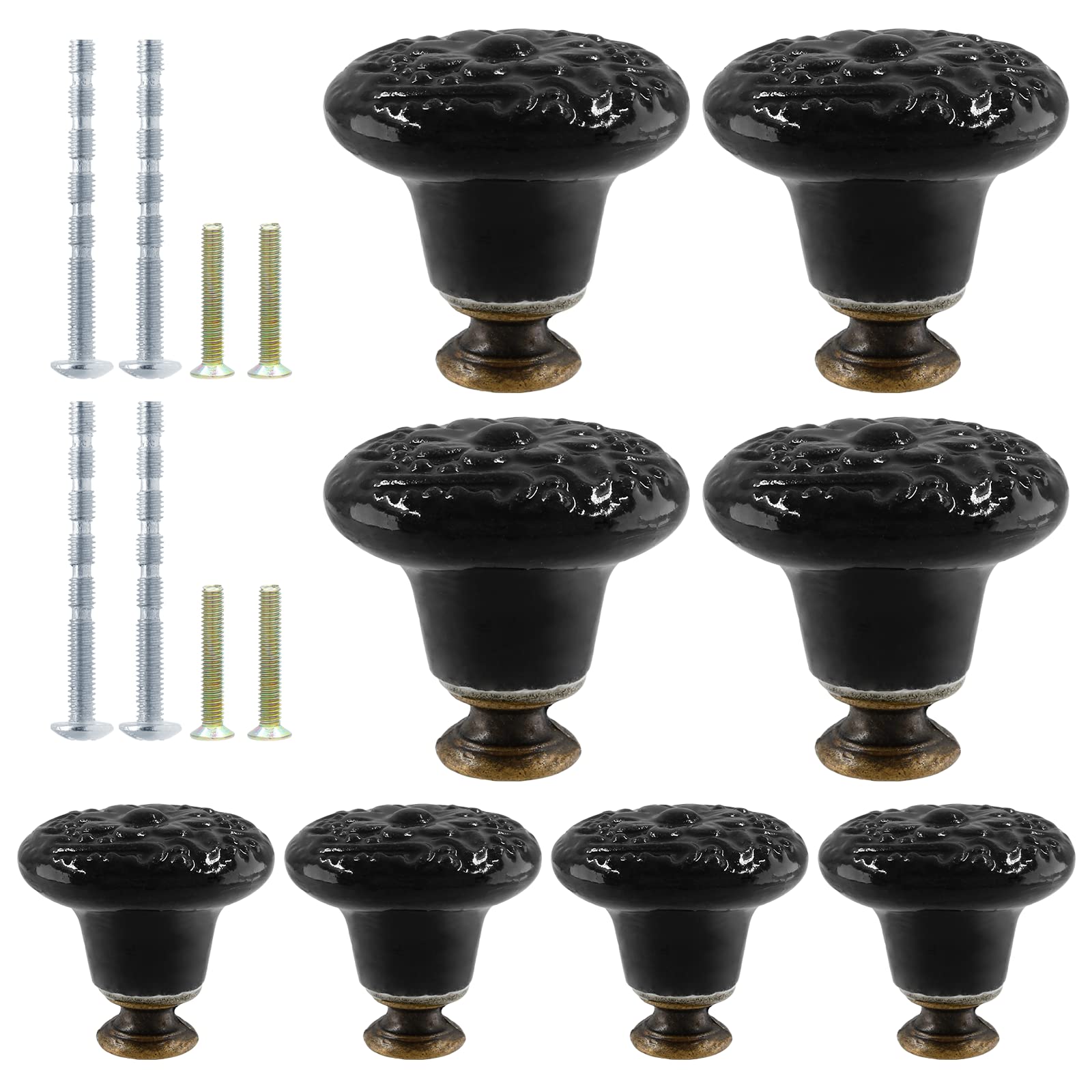 Ceramic Knobs, Vintage Kitchen Cabinet Knobs Pulls Retro Ceramic