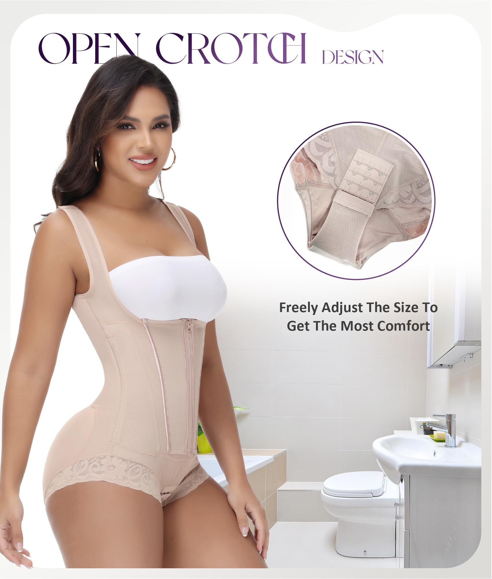 Shapewear Tummy Control Body Shaper Girdles Post Surgery Compression Garment