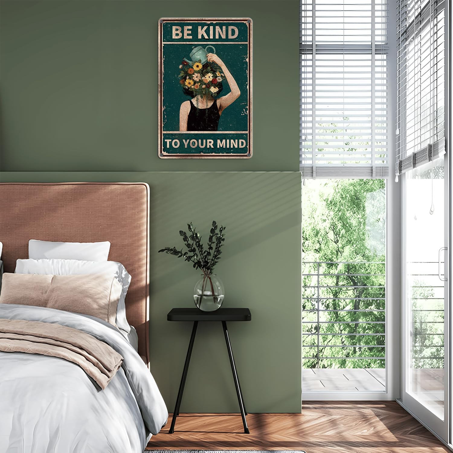 Room Decor Aesthetic A Few Daily Affirmations Motivational Wall Art, 8X12 Inches