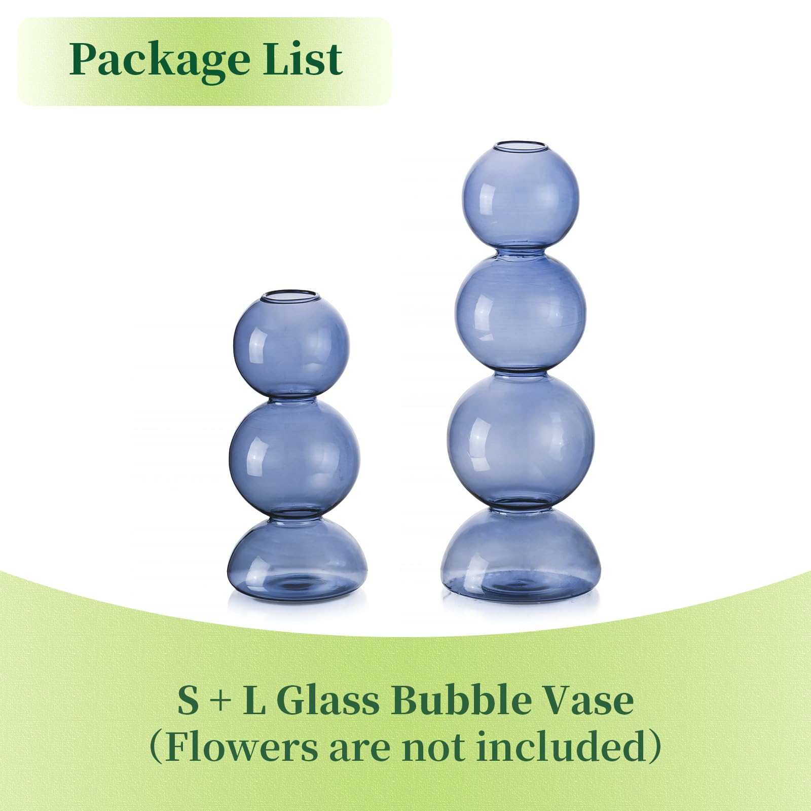 Glass Bubble Vases for Flowers