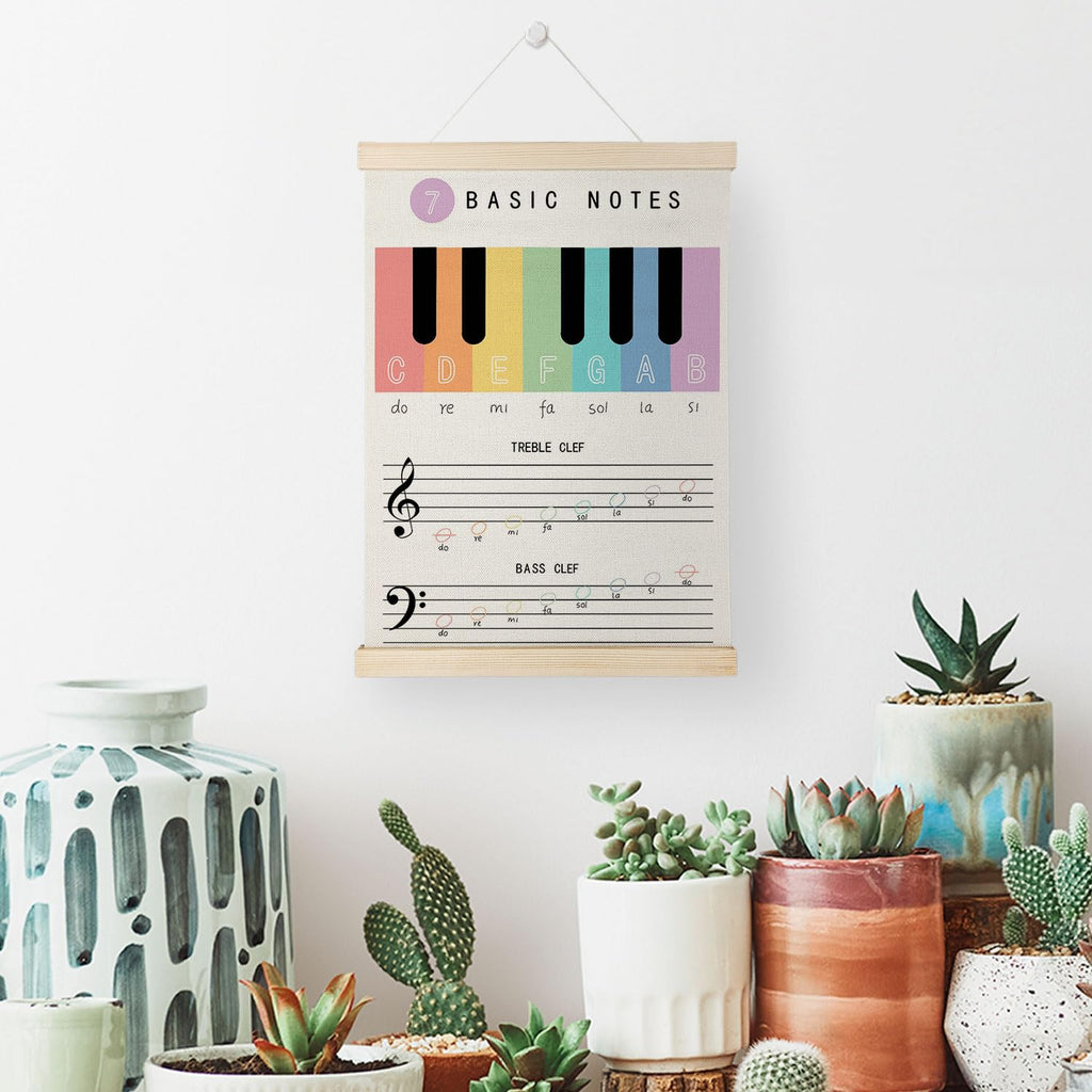 Coquette Teacher Wall Decor - Preppy Teacher Wall Art with Wooden Poster Hanger, for Office & Classroom, 12x16 Inch