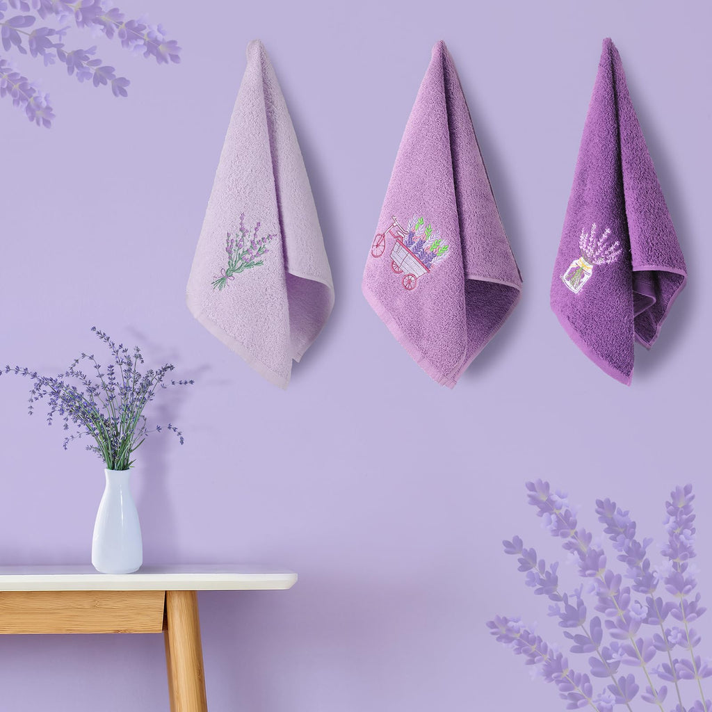 Rose Floral Hand Towels Farmhouse Pink Rose Bathroom Decor 14x29 Inch Embroidered Decorative Cute Summer Flowers Hand Towels Cotton Soft Absorbent Towels for Bathroom Kitchen