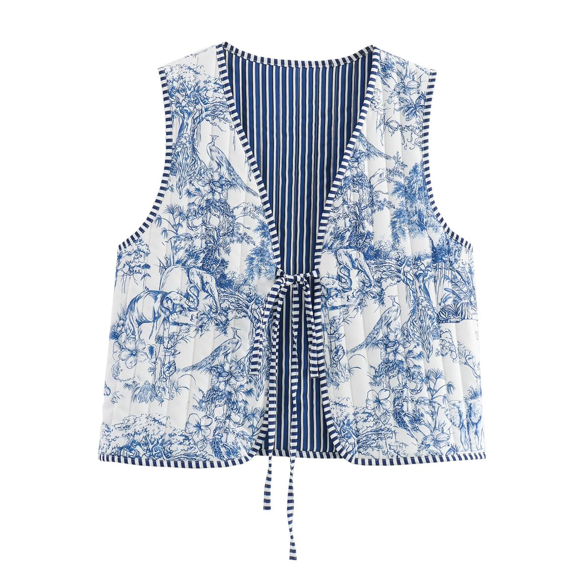 Coquette Kawaii Y2K Vests for Women Floral Aesthetic Cottagecore Sweater