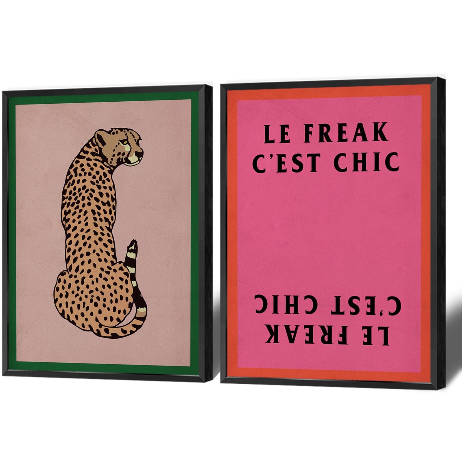 Colorful Aura Retro Canvas Wall Art Cute Pastel Wall Decor