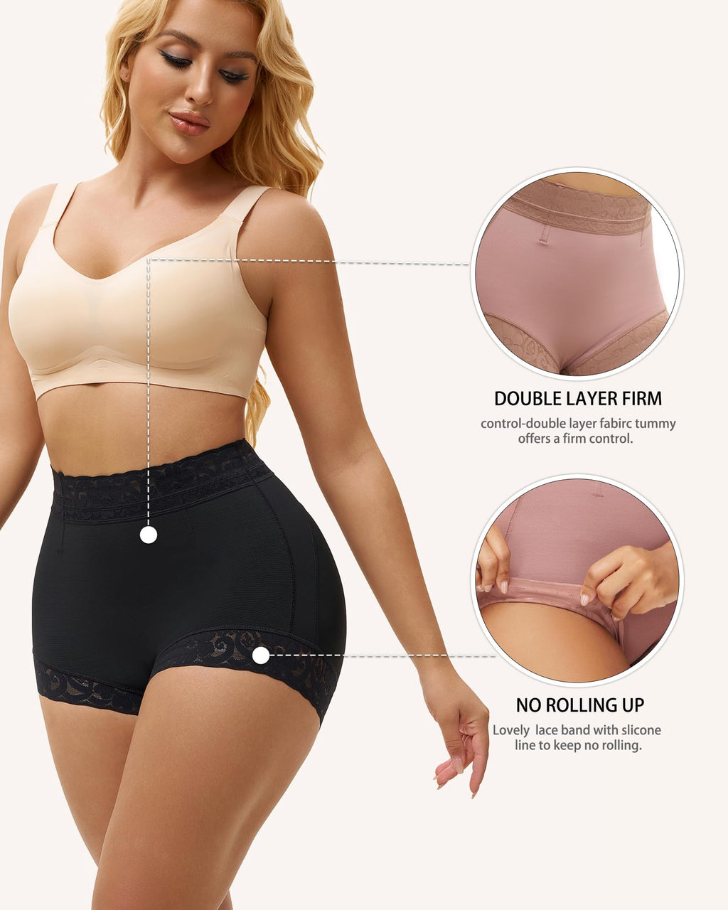 Fajas Colombianas Shorts Shapewear Tummy Control Body Shaper for Women Curvy Faja Shorts Compression Garments