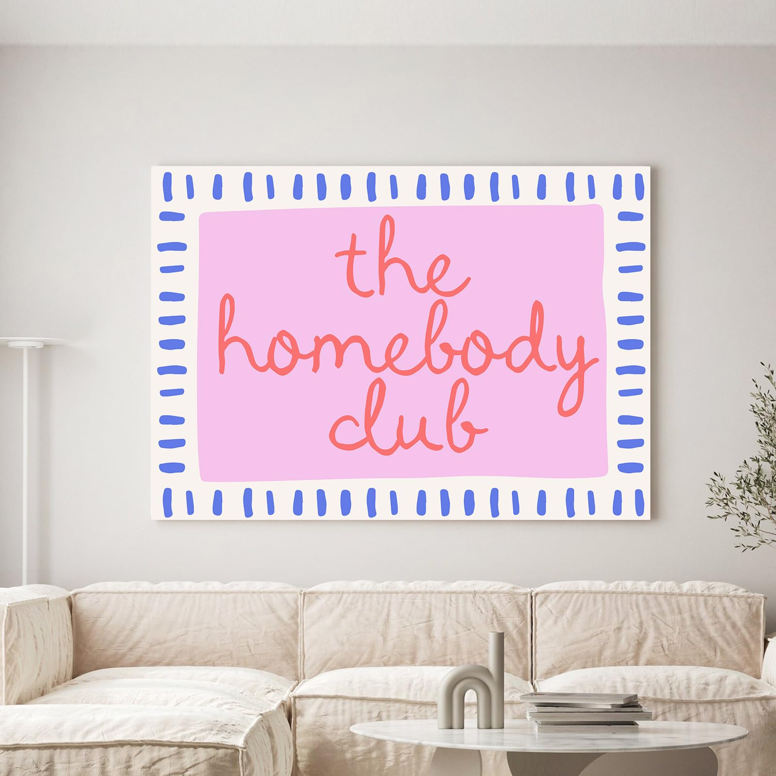 Wall Art Trendy Fun Quote Art Canvas Prints Aesthetic