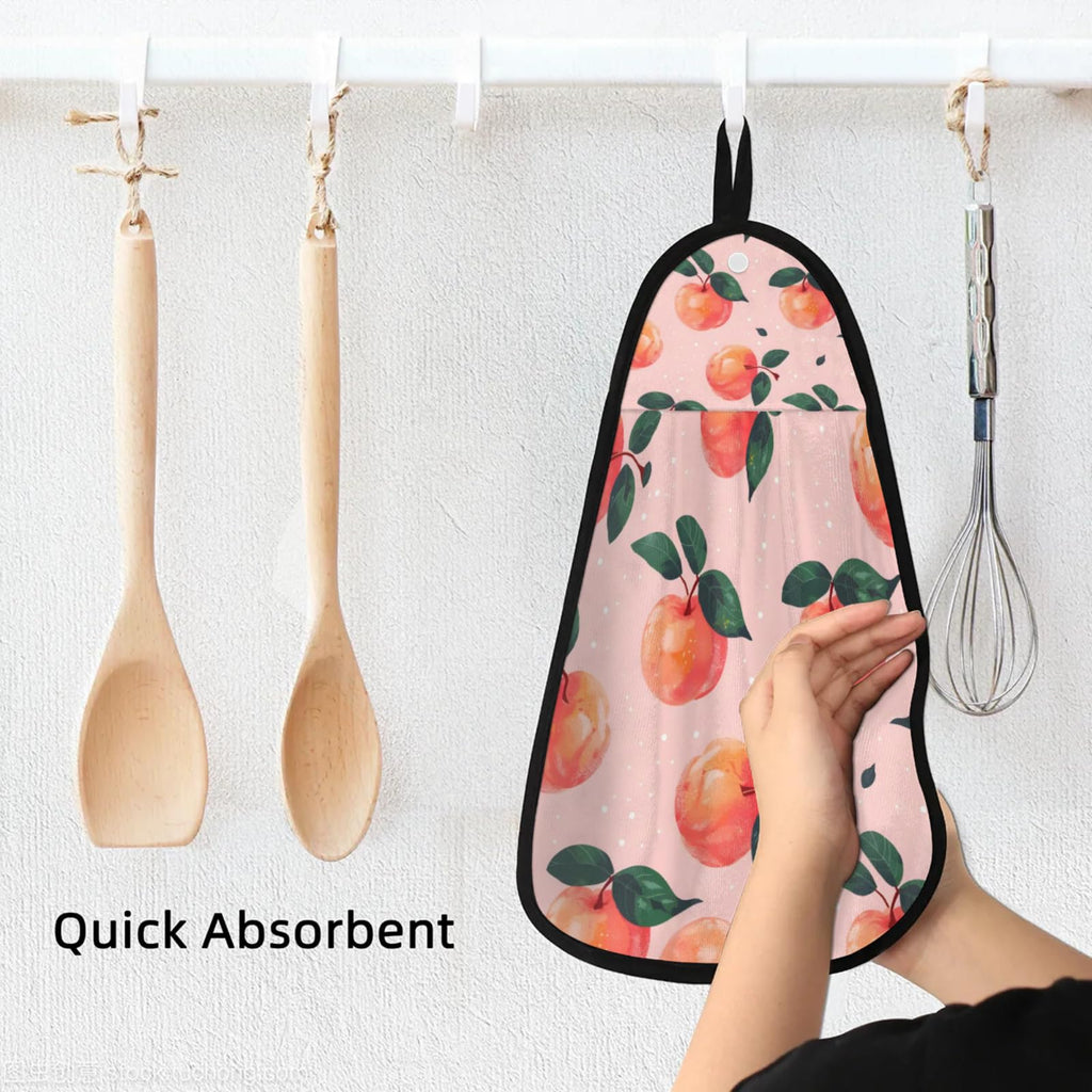 Hand Towels for Bathroom Quick Absorbent Hand Towel with Hanging Loop Washcloths for Kitchen Laundry Decor