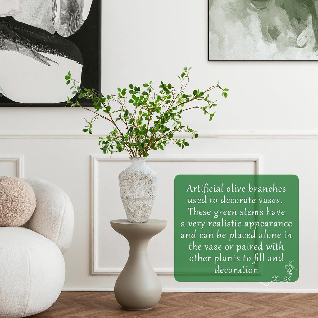 Lucky Artificial Lemon Branches, 4pcs of 27 Inch, Realistic Green Leaves and Yellow Lemon Fruit, Kitchen and Home Decor Plants, Greenery Stems