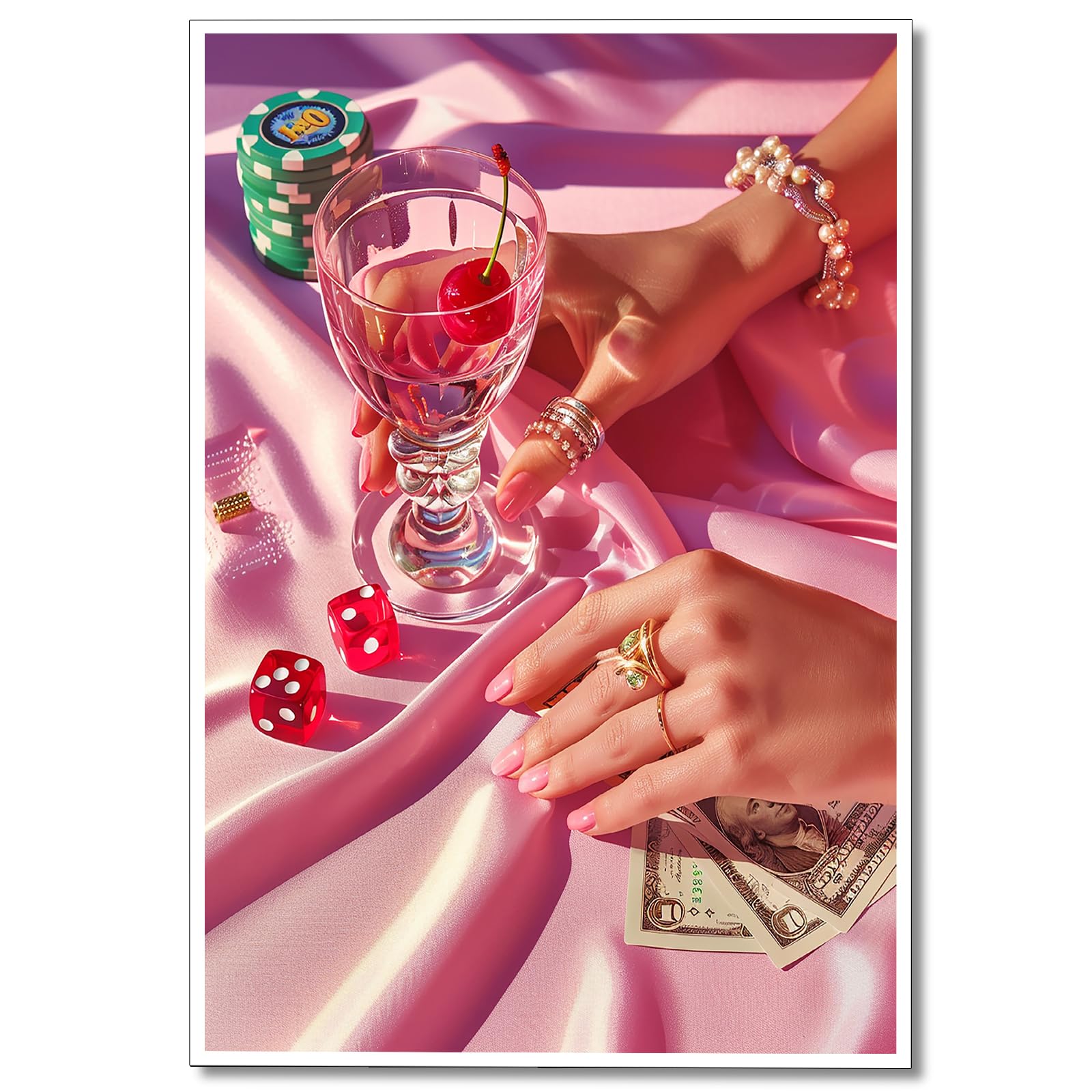 Vintage Watercolor Cocktail Posters Funky Minimalist Aesthetic Prints