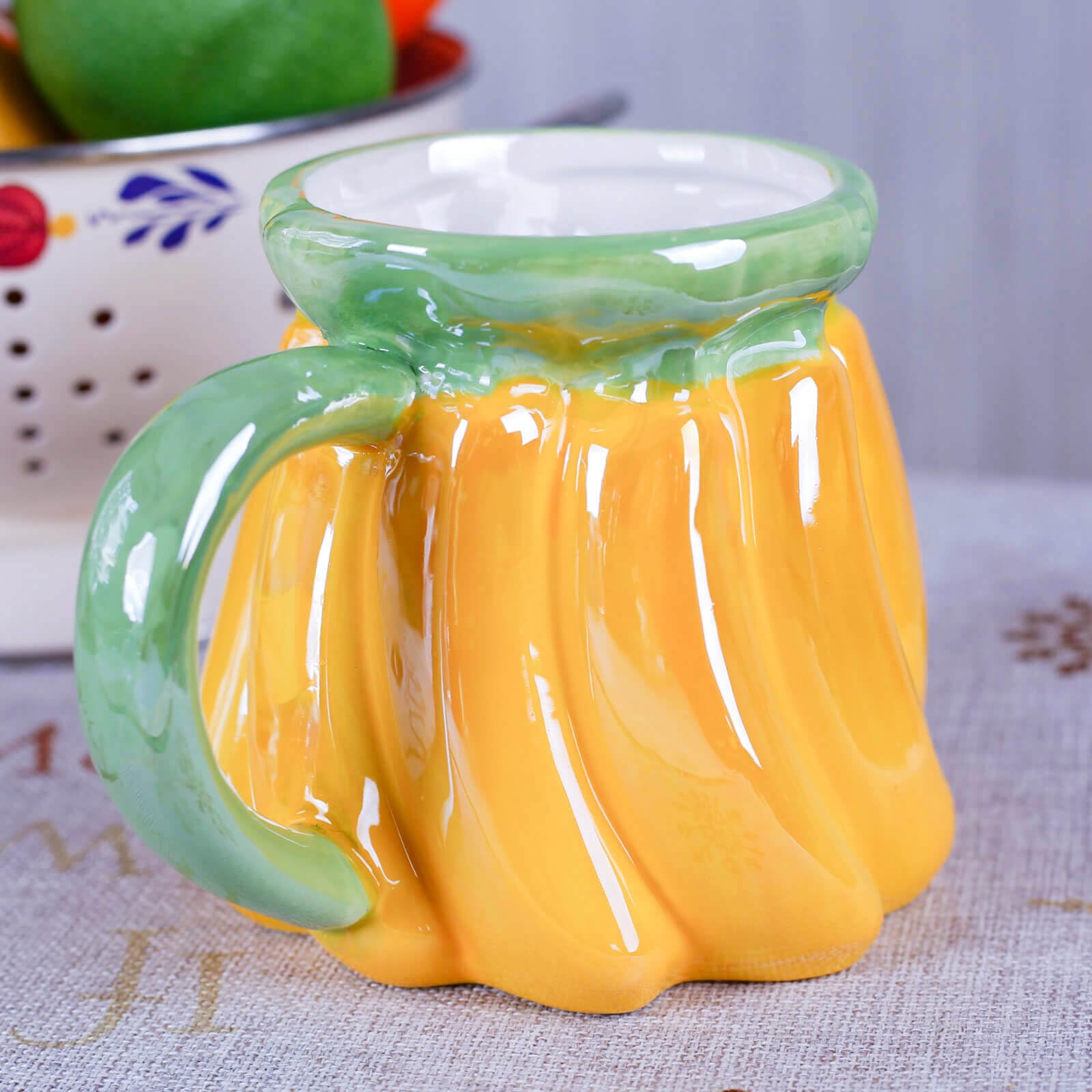 Ceramic Creative Porcelain Fruit Cup with Handle