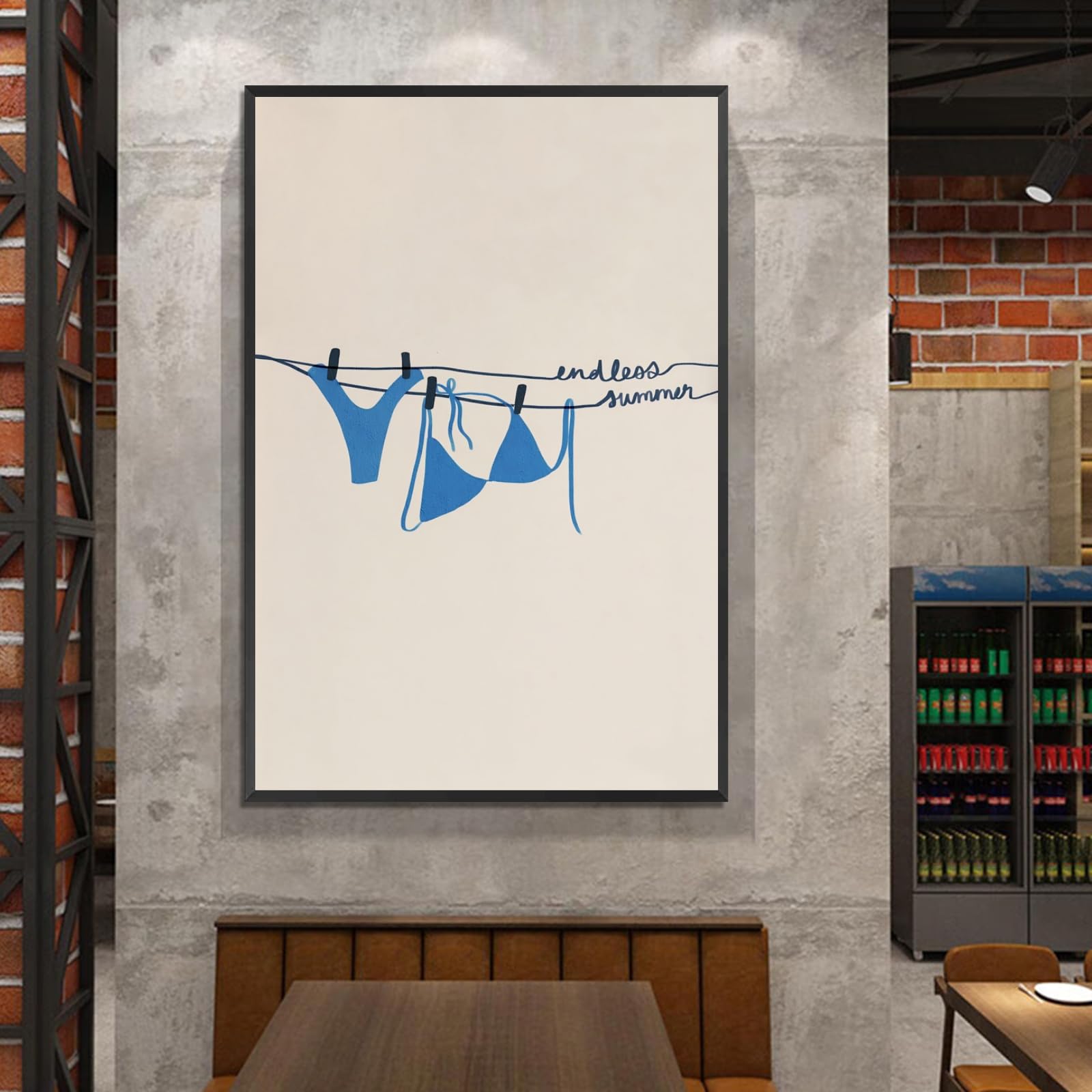 Ocean Inspired Aesthetic Print Coquette Wall Art Fun and Cute Decor