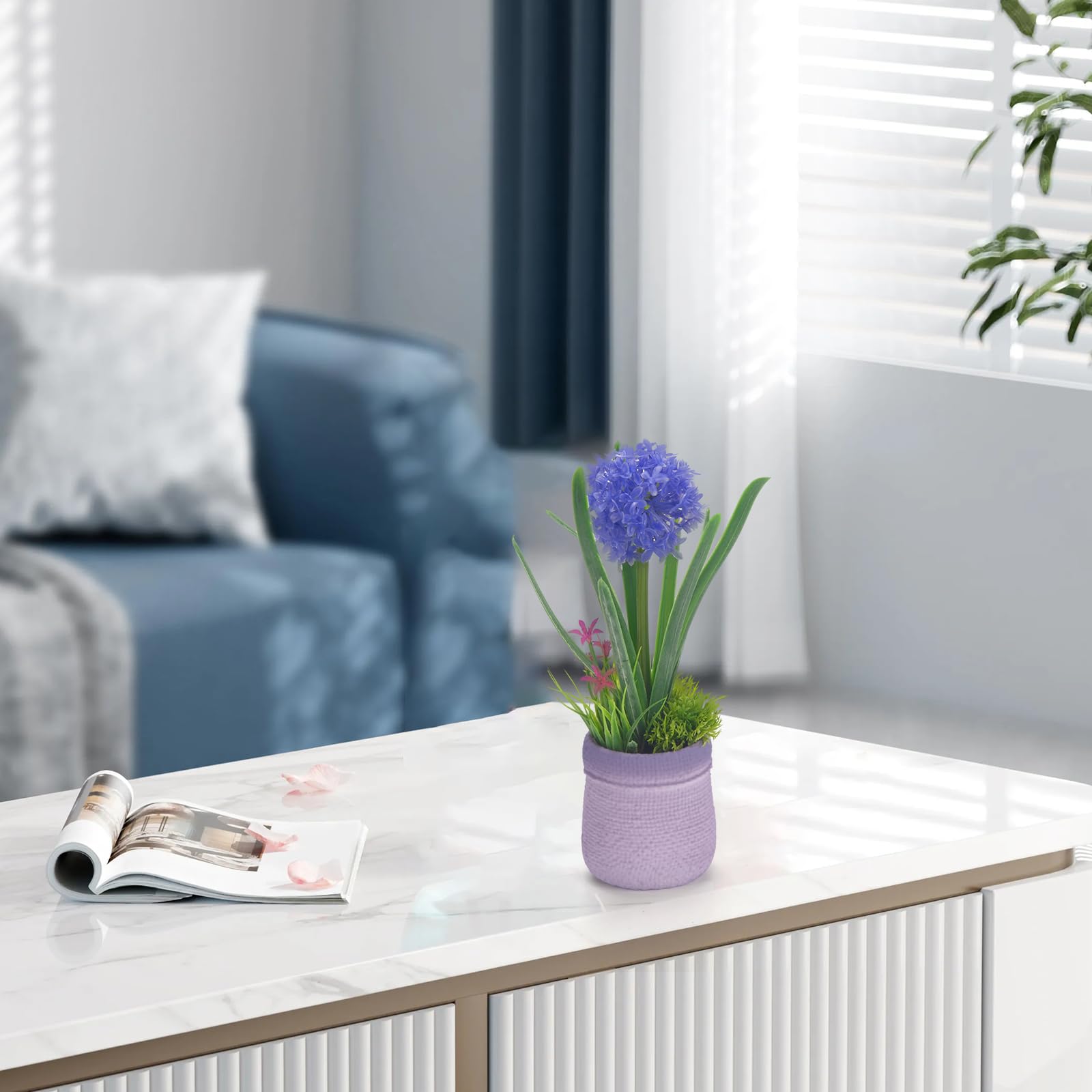 Fake Flowers in Vase