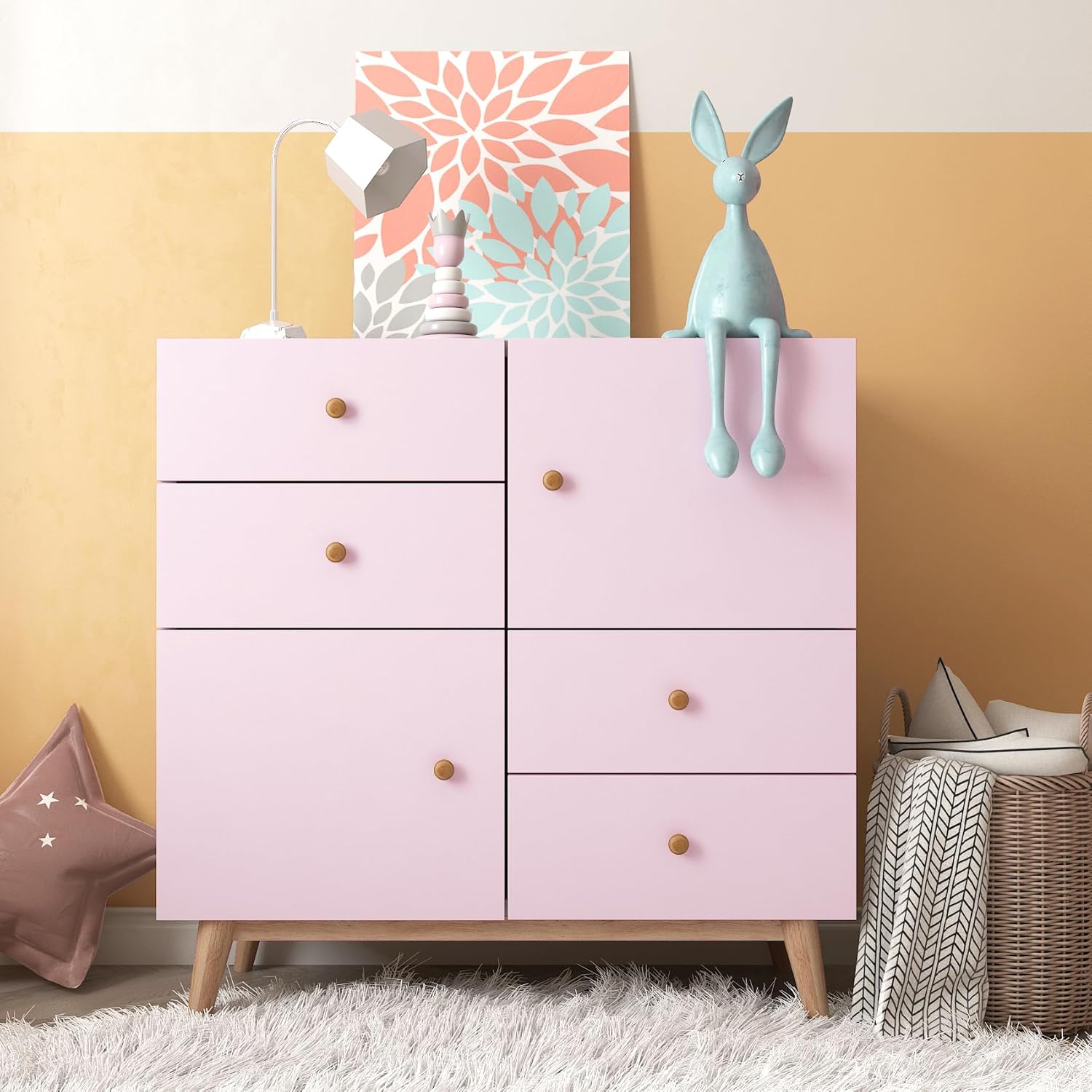 Pink Wallpaper - Pink Peel and Stick Wallpaper l Paper Vinyl Wrap