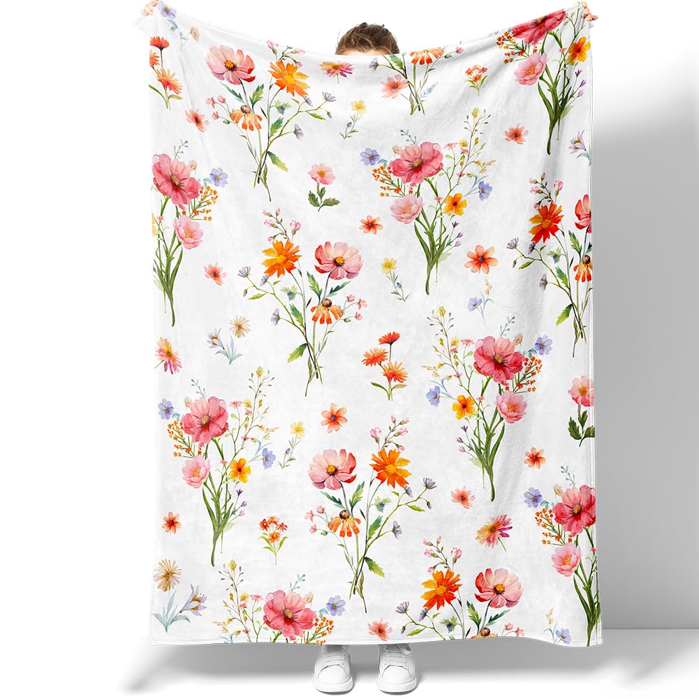 Super Soft Cozy Throw Blanket Flannel Fleece Lightweight Fuzzy Comfy Blankets for Couch Sofa Bed