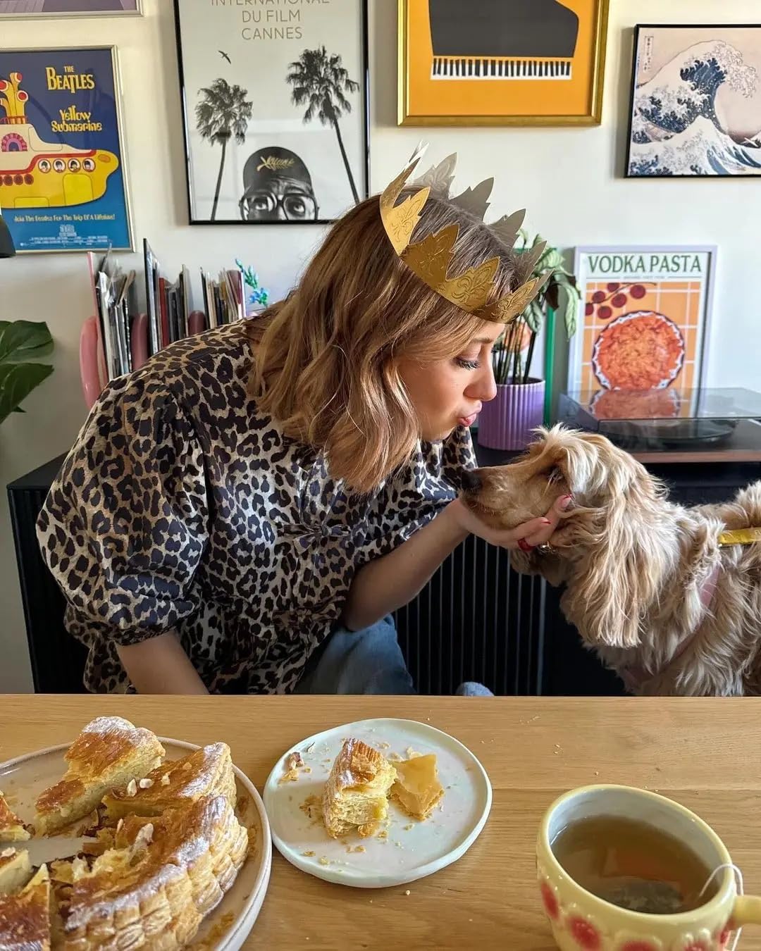 Tie Front Tops Womens Y2k Print Peplum Babydoll Top 3/4 Length Puff Sleeve Coquette Cute Going Out Tops